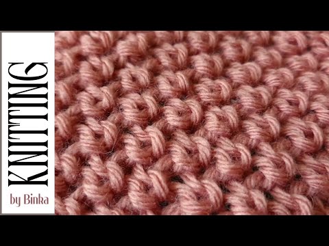 [Bulgarian] An English Seed Stitch for beginners. Английска оризова плетка. How to knit?