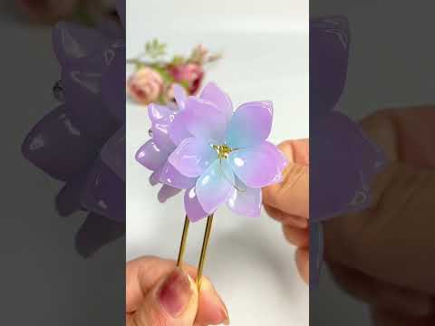 Handmade jewelry diy beads flowers hairpin #handmade #diy #beads #flowers #handmadegifts #jewellery