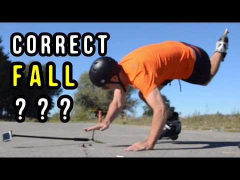 How to Correctly Fall on Inline Skates - Beginner's Guide #3