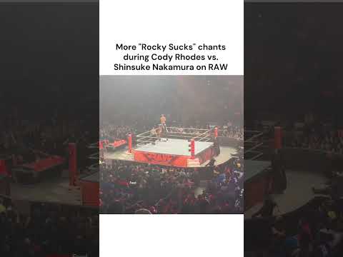 Rocky Sucks chants on RAW