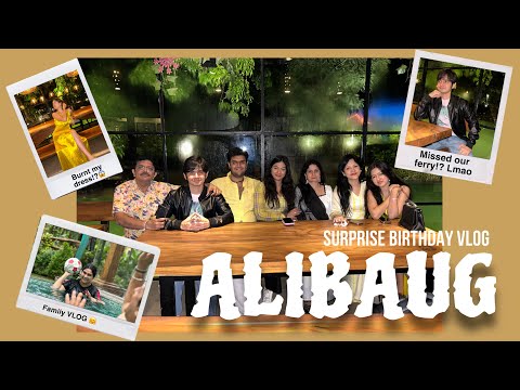 We celebrated my BROTHER’s 25th Birthday in ALIBAUG Vlog!!😍 | Secret Sunscreen Gift & Luxury Villa 😂