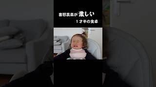 喜怒哀楽が激しい１才児の食卓 #海外子育て #フランス生活