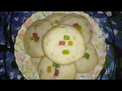 Tutti fruti cookies with out oven