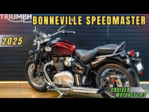 2025 Triumph Bonneville Speedmaster | Best New Cruiser Motorcycles for Touring Lovers!