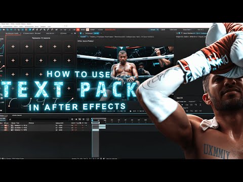 How To Use Text Presets In After Effects | Quick & Easy Tut