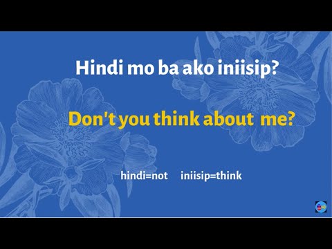 20 MINUTE TAGALOG ENGLISH SPEAKING PRACTICE / TAGALOG-ENGLISH  TRANSLATION