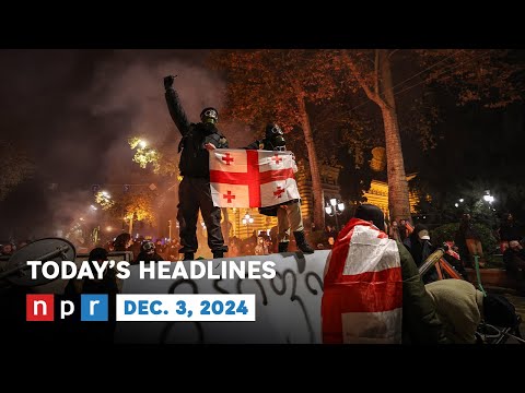 Georgians Protest After Parliament Puts EU Talks On Hold | NPR News Now