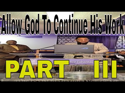 Continuing The Works God Started Sermon Part 3/3 Break Yourself & Don't Put God On A Timetable