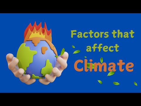 Factors that Affects the Climate | Animation