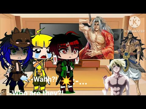 Demon Slayer Kamaboko squad react to Record of Ragnarok Humans (part1/3) [Season 1st]