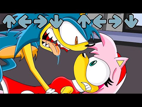 Sonic EXE Friday Night Funkin' be like VS Amy Rose - FNF