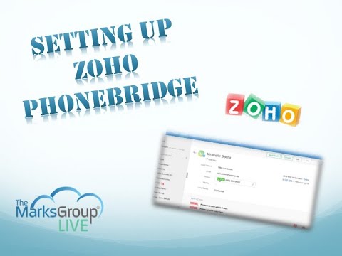 Zoho Phonebridge: Setting up