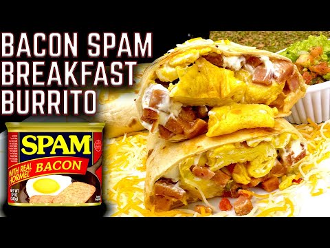 PERFECT SPRINGTIME FIRST GRIDDLE COOK! BACON SPAM BURRITOS on the GRIDDLE! EASY RECIPE