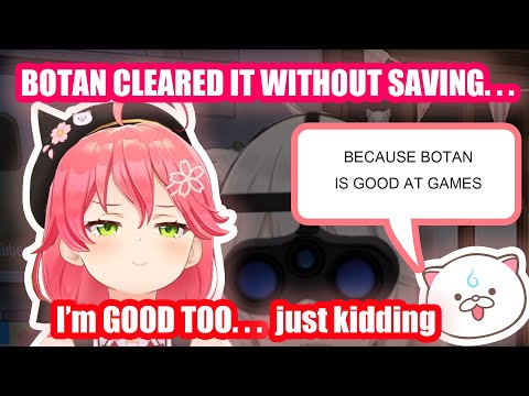 Miko Humbly Admits that she's Not as Good as Botan when playing Games【Hololive English Sub】