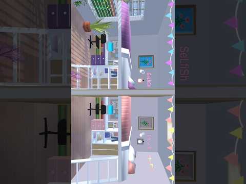 Beautiful Apartment in Sakura School ✨🌸 : Sakura School Simulator #sakurachoolsimulator