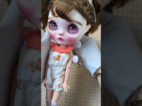 New custom Blythe doll #doll #customblythedoll #blythecustom #ooakblythe #blythedoll