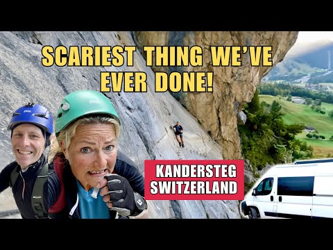 Have we gone too far this time? Kandersteg Via Ferrata - Van Life Switzerland