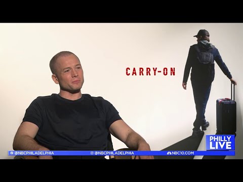 Taron Egerton, Sofia Carson, Danielle Deadwyler explain what went into 'Carry-On'