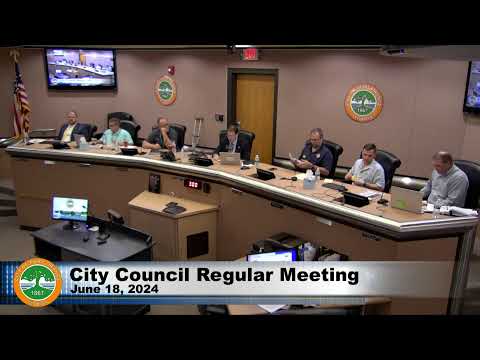 City Council Regular Meeting- 6/18/2024