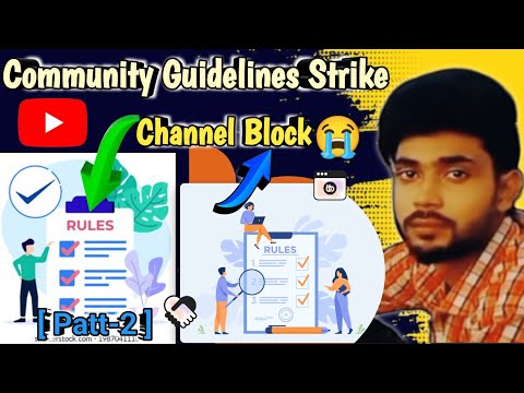 YouTube Community Guidelines Bangla Tutorial Video ▶️ | Community Strike