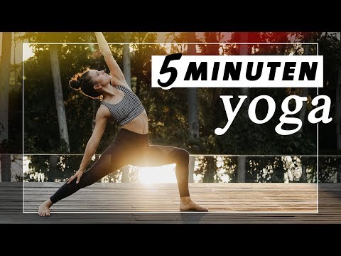 Yoga Flow für Energie & Power | Wach und fit in 5 Minuten | Dein Yogasnack für zwischendurch!