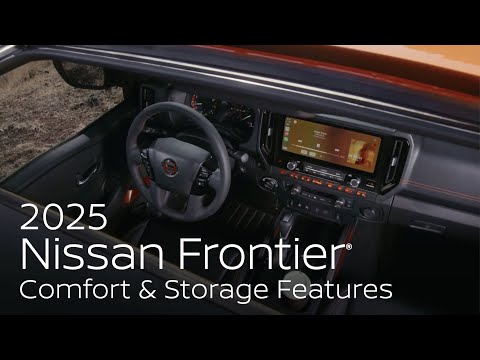 2025 Nissan Frontier® Pickup Truck | Comfort & Storage Features