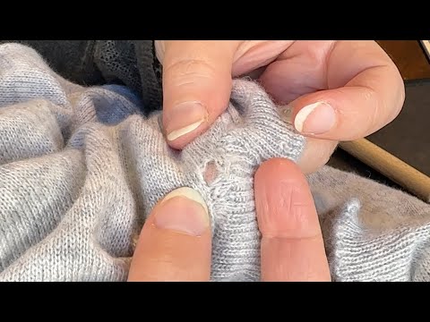 How to fix a hole in your sweater