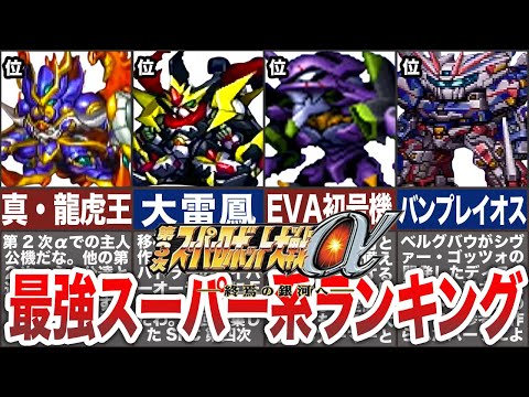 【TOP10】第３次スパロボαスーパー系最強機体ランキング