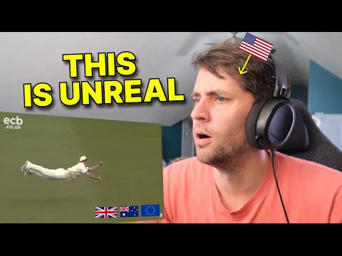 American reacts to The 40 Greatest Catches in Cricket EVER