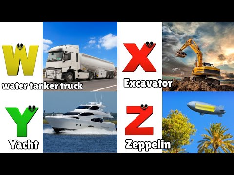 Vehicles ABC Song for Todders | Vehicles Alphabet Song | Phonics for Kids | Alphabet Letters