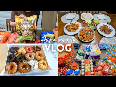 【Japanese mom living in USA】Grocery Shopping and cooking😋 BBQ Dinner!