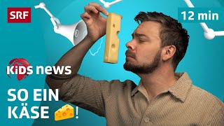 SRF Kids News: Schweizer Käse – Wie er hergestellt wird und woher das Fondue kommt | Kindervideos