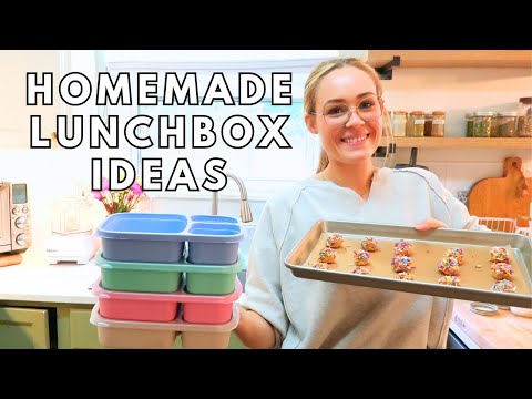 Back To School Kids Lunchbox Ideas! Make Healthier + Homemade School Lunches