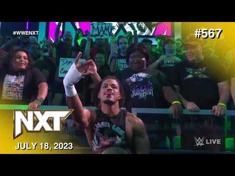 Wes Lee entrance as NXT North American Champion: WWE NXT, July 18, 2023