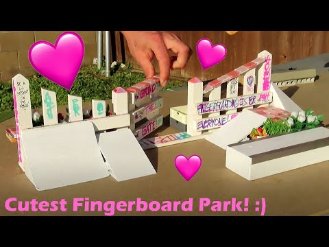 World's Cutest Fingerboard Park: A Fun Test Sesh #fingerboard #fingerboarding #techdeck