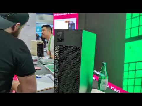 Mining Disrupt 2024 coverage at the Bombax Miner Booth , How Much Ram Does the New EZ100 Pro Have?