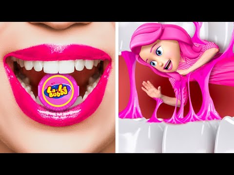 ¡Si los objetos fueran personas! Niños vs Objetos! La comida y el maquillaje están vivos