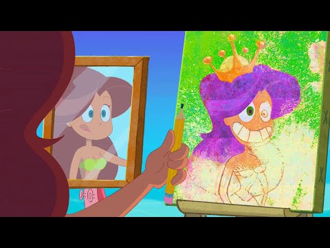 ZIG e SHARKO 🌴 Marina descobre o mundo 🧜 Zig e Sharko Brasil | Desenho Animado em português