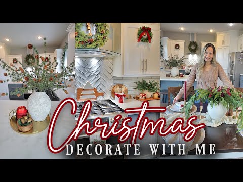 Christmas Decorate with me 2023 || Christmas decorating ideas || Kitchen & dining room