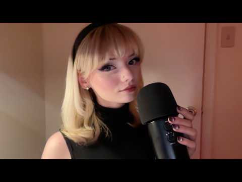 Gwen Stacy Tries ASMR (guess the sound, close-up whispers, positive affirmations)