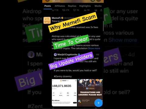 Why Memefi Scam | Memefi Revealed Big Updates #shorts #memefiairdrop #memefi