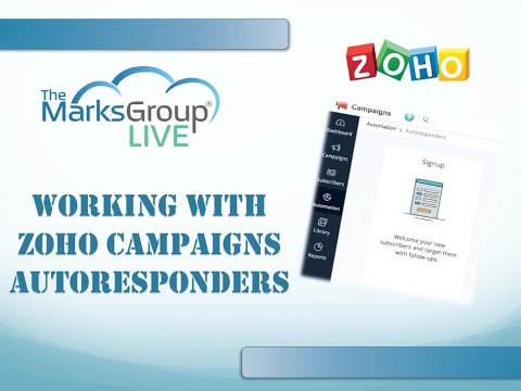 Working With Zoho Campaigns Autoresponders