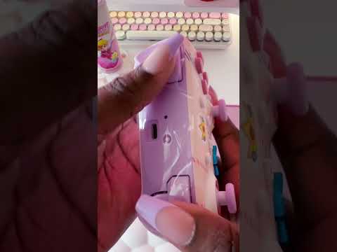 Princess Peach Plaid controller unboxing #asmrunboxing #asmr .#nintendoswitch