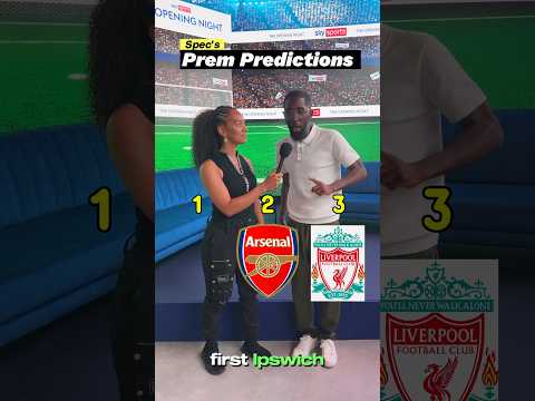 SPEC'S SUPRISING PREMIER LEAGUE PREDICTIONS @SpecsGonzalez @premierleague ⚽⚠️🚨 #football