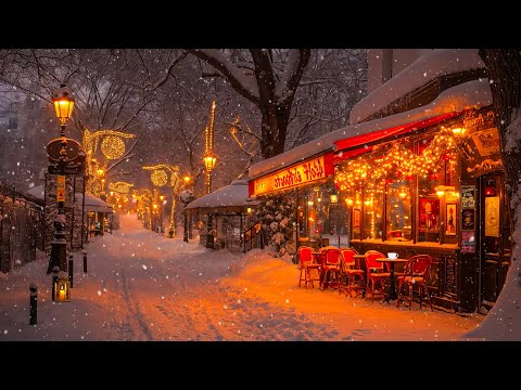 Sweet Jazz at Winter Street Cafe ☕ Elegant and Soft Jazz Music for a Relaxing Mood ~ Cozy Jazz Cafe