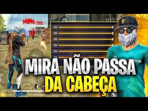 SENSI NOVA ATUALIZAÇÃO VIP😈⚙️ MIRA NÃO TREME! A MELHOR SENSIBILIDADE PARA SUBIR CAPA NO FREE FIRE