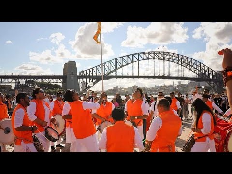 Batukamma ఈవెంట్ లో Performance | శివగర్జన Sydney | Shivagarjana | Ultimate Drum Performance🥁🥁🎶📣📣🇦🇺🦘