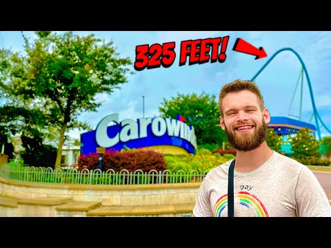 Riding The BEST Roller Coasters at CAROWINDS!!