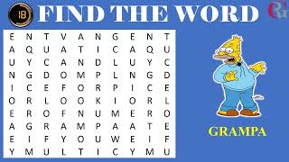 Word Game | Word Search | Puzzle | Find the Hidden Words | Word search finder | Find Words #3