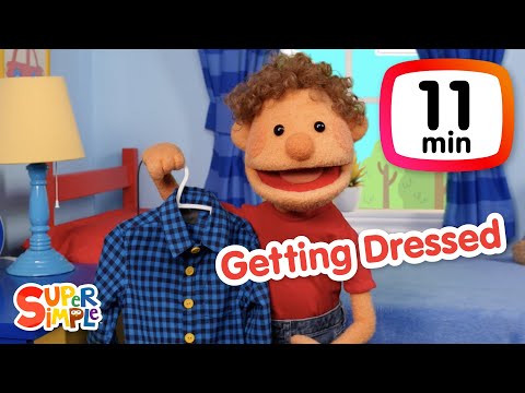 The Super Simple Show - Getting Dressed | Cartoons For Kids